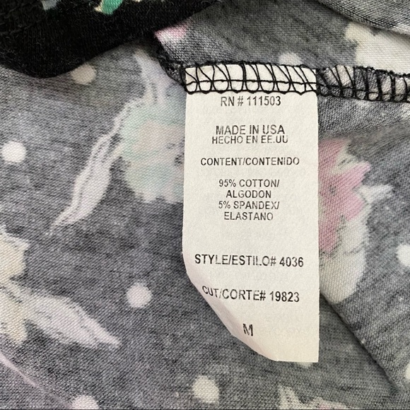 Lily White Zip Back Sleeveless Multicolored Floral Peplum Top Sz Med - Picture 8 of 8